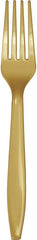 Creative Converting 10473 Metallic Gold Plastic Forks, 24 pcs