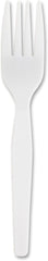 Genuine Joe Heavyweight White Plastic Forks (Pack of 100)