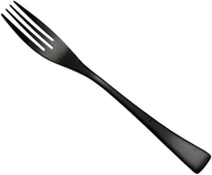 Stainless Steel Black Dinner Fork Elegant Cutlery for Home and Restaurant Use and Dishwasher Safe for Serving Meals and Entertaining