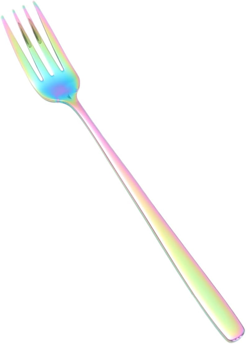 BESTOYARD Stainless Steel Dinner Forks Silverware Set for Kitchen 4-prong Forks for Western Food Fruit Serving