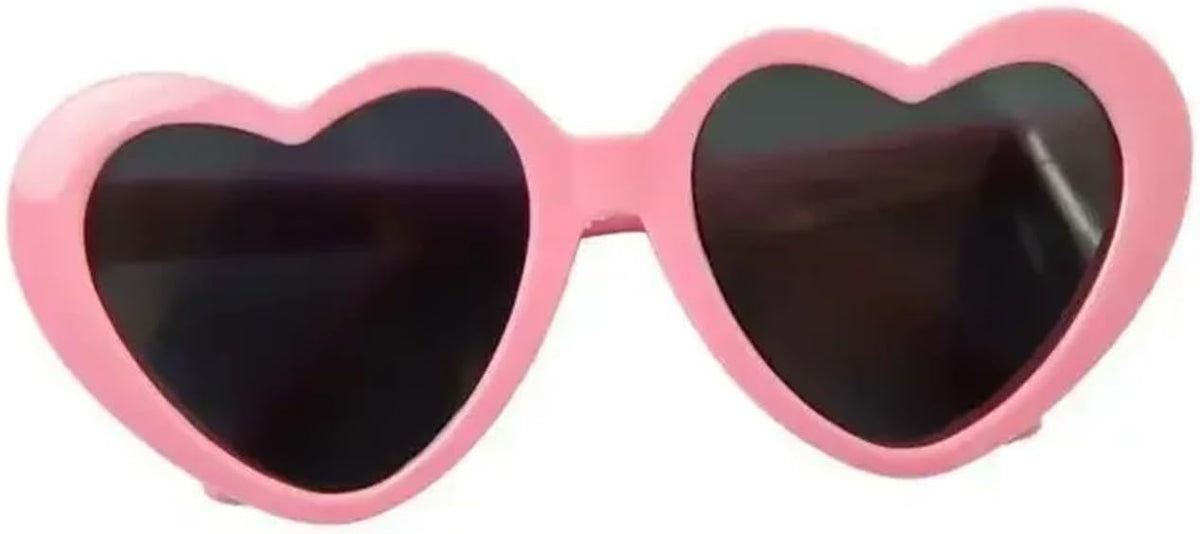 Decorative Play 2PC Love Dog Shape Pet Mini Sunglasses Cute Pet Cat Grooming Decoration Supplies(Yellow)