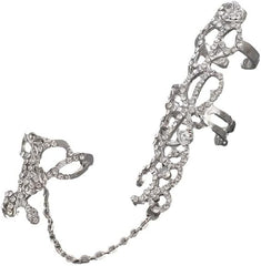 Hand Chain Bracelet Ring, Adjustable Finger Jewelry Set