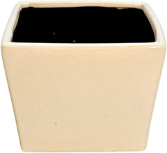 Admired By Nature 5" Ceramic Flower Planter, Ceramic Pot Planter, Plant Home Décor, Brown