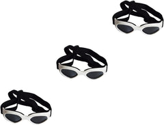 2pcs Dog Goggles Breed Sunglasses Pet Accessories Uv Protection Ventilated Design