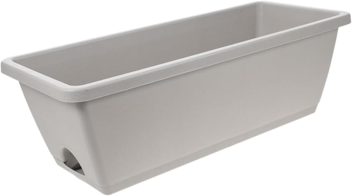 1set Resin Flower Pots Drainage and Saucer Vegetable Planter for Indoor and Outdoor Garden