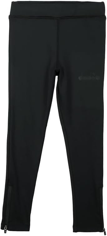 Diadora Kids Girls J. Long Athletic Leggings Running - Black