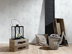 DecoWorld, Natural Gray, Brown Wallpaper Sample, Modern Wall Decor Accent