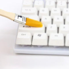 GSHLLO 20 Pcs Small Nylon Paint Brushes Wood Handle Touch Up Brushes Soft Bristle Cabinet Brushes Trim Painting Brushes Household Wall Brushes with Wooden Handle