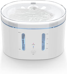 Living Enrichment Cat Water Fountain, 68oz/2L Smart Pet Water Fountain, Ultra Quiet Automatic Cat Water Dispenser, Easy to Clean and Assemble, APP Control, More Feeding Mode, Water Level Alarm