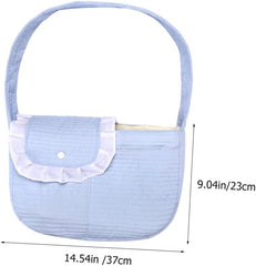 Happyyami Cat Shoulder Bag Travel Carrier Lightweight Polyester Sling for Pets Convenient for Hiking Outdoor Adventures Pet Backpack for Cats Dogs Sky s