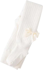 Girls Knitted Tights Baby Toddler Solid Color Pantyhose Leggings Kids Elastic Waist Stockings