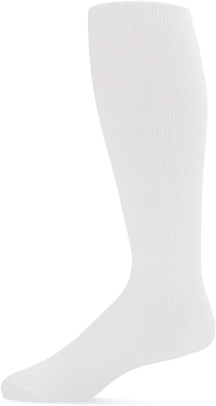 MeMoi Men's Rayan Blend Solid Ribbed Crew Socks