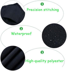 6.5/7.5/8/9/10ft Umbrella Replacement Canopy, 6 Ribs 8 Ribs Sun Umbrella Replacement Cloth, Garden Market Yard Outdoor Umbrella Replacement Fabric, Multiple Colors(Navy Blue,(7.5FT)2.3m/8-R