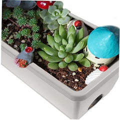 YARNOW 1set Resin Vegetable Pots Drainage Planter Box for Practical Gardening Container Base