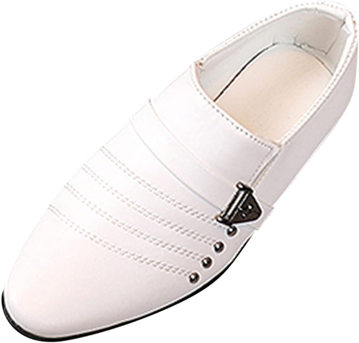 Boys Patent Formal Dress Shoes PU Leather Wedding Prom Footwear Tuxedo Shoes Slip-On Loafers Uniform Oxfords Shoes