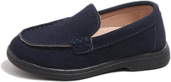Boys Girls Slip On Penny Loafers School Uniform Moccasin Flats Dress Shoes