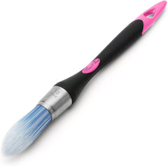 Bates- Trim Paint Brush, 0.75 Inch, Ergonomic Non-Slip Handle, Synthetic Bristles, Trim Brushes for Painting, Black & Brown