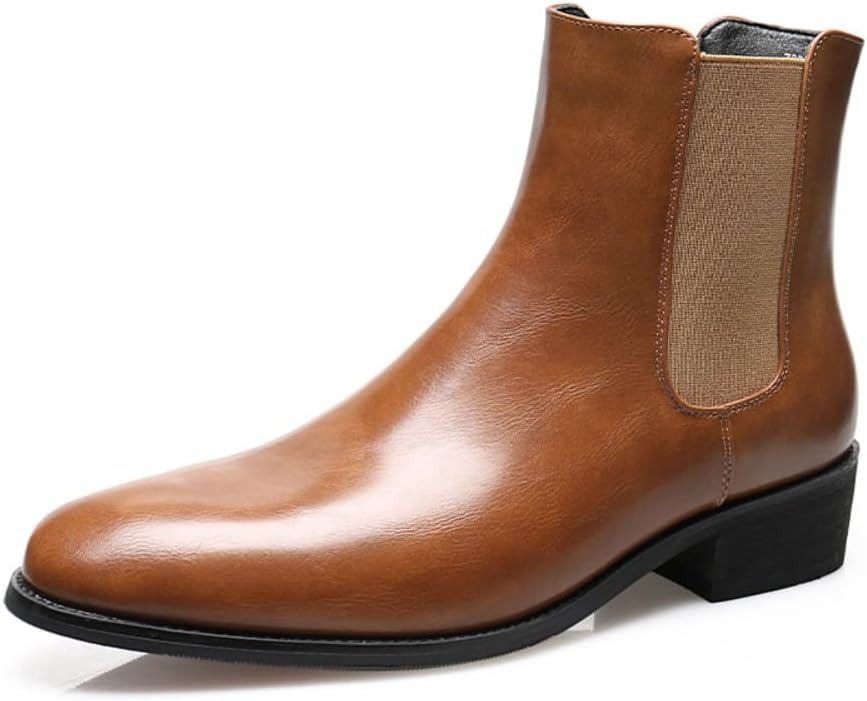 Chelsea Cowboy Boots Men Rave Emo Grunge Shoes Combat Booties - Plus Size Church Neutral Retro Causal Comfortable Walking Lightweight Running Standing All Day Birthday Gifts Business Office Trendy