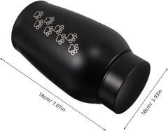 Pet Urn for Ashes Dog Cat Cremation Box Stainless Steel Memorial Keepsake for Hair Teeth Animal Urn Home Cemetery Display