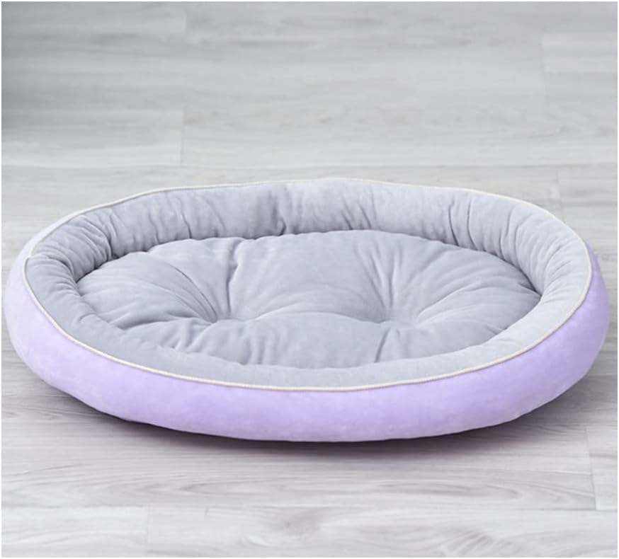 Pet Nest Pads，Cozy Pet Bed，Dog kennel, new winter warmth, small and medium-sized pet kennel, dog mat, cat kennel, oval cat mat, high-elastic pearl cotton, non-slip bottom。