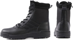 QMFUR Men’s Military Boots Outdoor Hiking Work Boot Tactical Durable Combat Boot Army Shoes