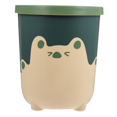 GLEAVI Plastic Bin for Kitchen Can Elegant Wastebasket Dustbin for Living Room