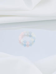 1Pcs Stretch Finger Rings, Dyed Stackable Ring for Women Birthday Festival Elegant Gifts, Inner Diameter: 19mm