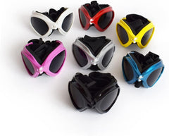 2pcs Dog Sunglasses Uv for Dogs and Cats Cute Pet Eyewear for Outdoor Activities Comfortable Fit Resistant White