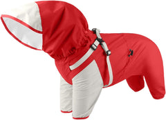 Adjustable Hoods Dog Rain Coat Outdoor Rain Jackets for Small to Large Breeds Outdoor Use Weather Dog Ra