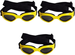 2pcs Dog Sunglasses Uv for Dogs and Cats Cute Pet Eyewear for Outdoor Activities Comfortable Fit Resistant White