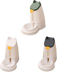 Cat Water Feeder Cat Water Dispenser Cat Feeding Watering Cat Feeder Cat Automatic Feeder and Water