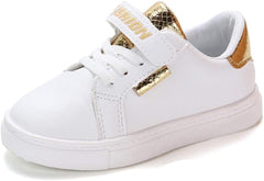 Girls Tennis Running Shoes Fashion Lightweight Athletic Walking Sneakers Children Flat Sport Shoes for Little Girls