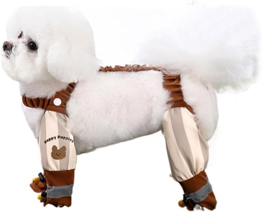 Anti Dirt Pants for Dogs,Waterproof Dog Boots Rain Boots with Suspender,Adjustable Anti-Slip Boots Belly Protector for Hiking Walking,Adjustable Dog Paw Protector Shoes1