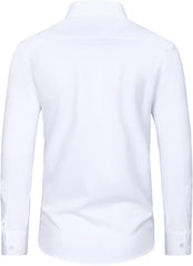 Alimens & Gentle Slim Fit Mens Dress Shirts for Men Button Down Long Sleeve Dress Shirts Wrinkle Free Formal Stain Proof