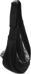 Pet Backpack Dog Carriers for Small Dogs Cat Travel Bag One Shoulder Sling Black