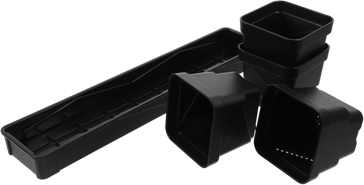 GANAZONO 1set Decorative Orchid Flower Pots Drainage Breathable Plastic Succulent Planters Thickened Containers for Indoor and Outdoor Garden Use