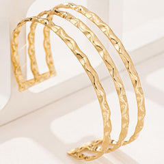 1 PC Gold Arm cuff Bracelet for Women, Adjustable Upper Arm Bands, Armband Armlet Cuff Bangle for Summer(Various Styles)