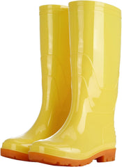 Rain Boots for Women Waterproof, Women's Lightweight Rain Boots Anti-Slipping Rubber Shoes Lightweight Garden Shoes for Hunting Gardening Farming