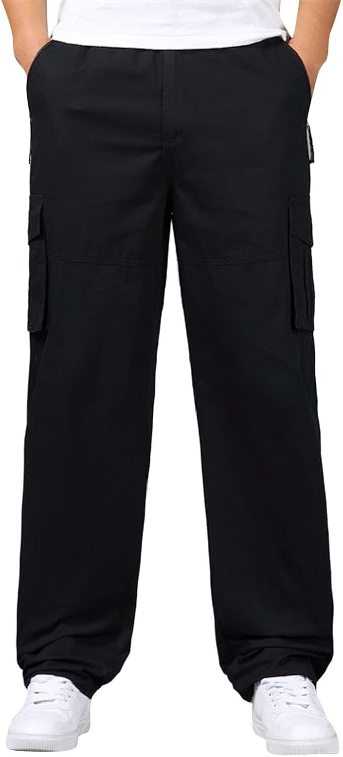 Adorlina Cargo Pants for Men Flexrover, Cargo Pants,Ultra Comfort Multi-Pocket Pant, Durable Trousers for Work