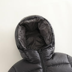 marc & janie Boys Girls Long Sleeve Hooded Down Jacket Solid Zipper Outerwear Ultralight Warm Tops 213682