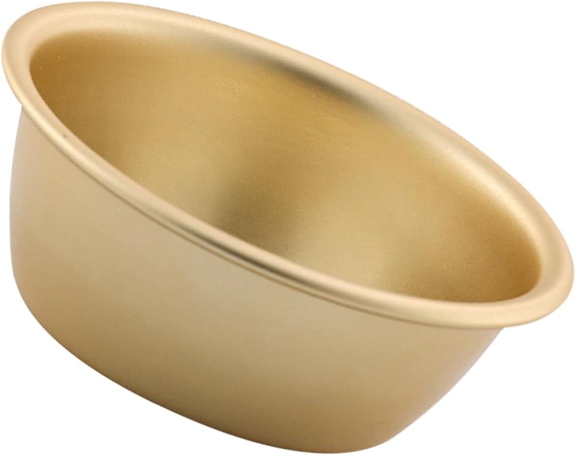 Korean Rice Wine Bowl Set 3 Small Traditional Food Bowls Aluminum Material Multi-functional for Restaurants and Home Use for Serving Rice Wine