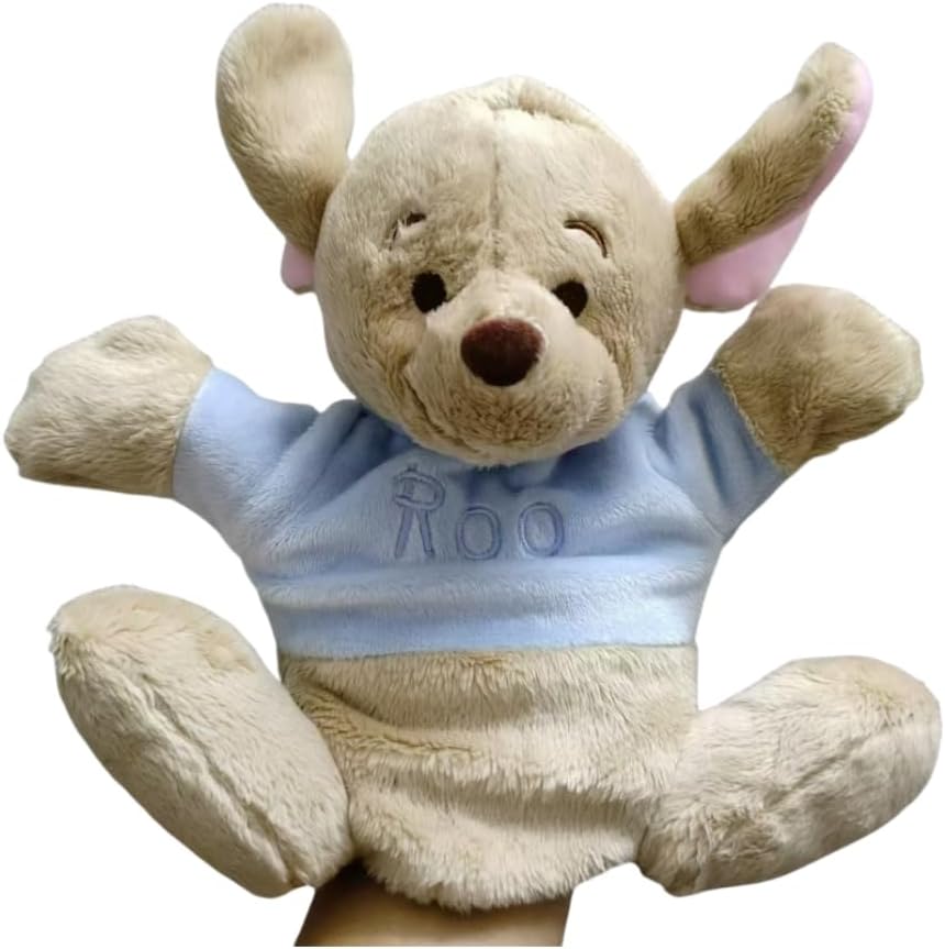 Roo Plush Kangaroo Stuffed Animal Early Education Hand Puppet - 10 Inches