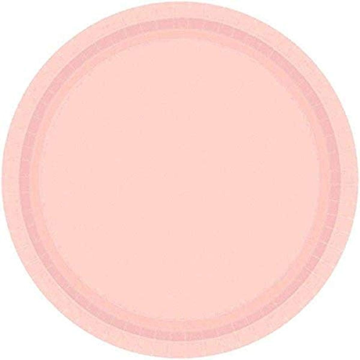 Frosty White Round Plates, 7" (20-Pack) - Elegant & Sturdy Paper Plates, Perfect for Parties, Weddings & Celebrations