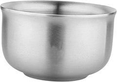Stainless Steel Double Wall Bowl for Instant Noodles Soup and Rice Heat Insulated Metal Serving Dish for Home and Restaurant Use