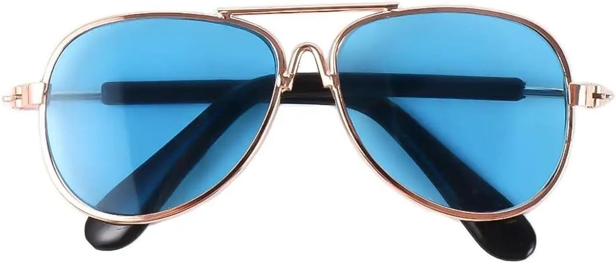 Decorative Play Cat Pet Products Kittens and Dogs Fashion Photo Props Products Sunglasses pet Glasses(Blue-A)