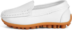 QIETION Toddler Little Kid Boys Girls Soft Slip On Loafers Dress Flat Shoes