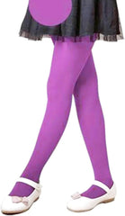 Girls Soft Stretchy Footed Tights Multiple Colors Stocking Pantyhose Full Length Leggings for Daily Dressing
