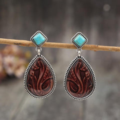 Chic Earrings for Women, Metallic Options, Dangle and Stud Styles, Turquoise Western Designs