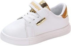 Girls Tennis Running Shoes Fashion Lightweight Athletic Walking Sneakers Children Flat Sport Shoes for Little Girls