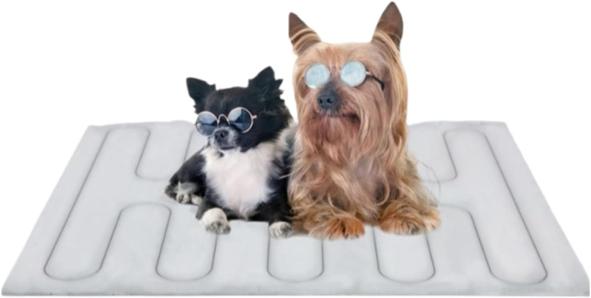 Cooling Mat - Dog Cooling Mat | Dog Cool | Waterproof Cover Cage Bed Furniture for Indoor Outdoor Travel Camping Training Car Outside Activities, Pet, Machine Washable